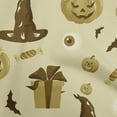 thumbnail image 1 of oneOone Cotton Flex Olive Green Fabric Halloween Quilting Supplies Print Sewing Fabric By The Yard 40 Inch Wide, 1 of 4