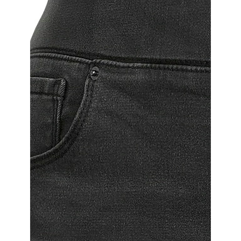Terra & Sky Women's Plus Size Tummy Control Pull On 4 Pocket Jean