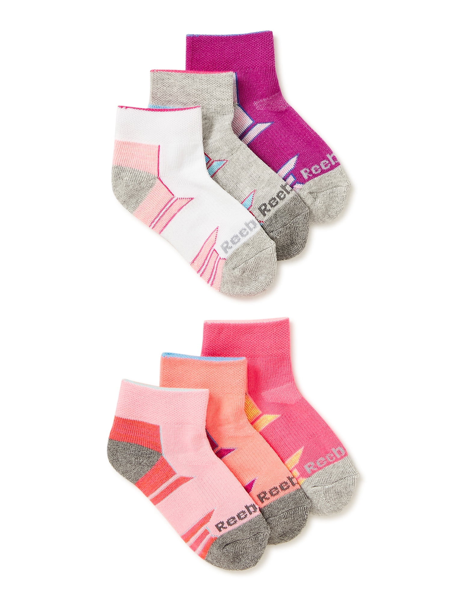 Starter Girls 6-Pack Athletic Low-Cut Ankle Socks Exclusive
