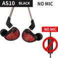 thumbnail image 3 of Auriculares AS10 5BA Auriculares con controlador de armadura equilibrada (sin micrófono) Negro, 3 of 9