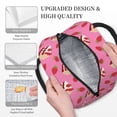 thumbnail image 3 of Yiaed Strawberry Cake Print Lunch Bag Adult Insulated Lunch Box, Leakproof Cooler Food Lunch Containers Reusable High Capacity Lunch Tote Bags-One Size, 3 of 6