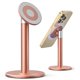 thumbnail image 1 of Soporte magnético para teléfono Nulaxy, totalmente de aluminio, rotación de 360°, rosa, 1 of 7