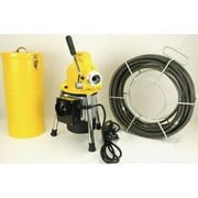 BLUEROCK Model S75 Sectional Pipe Drain Cleaning Machine 3/4" - 4" Snake Cleaner