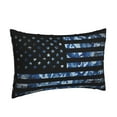 thumbnail image 2 of Balery Navy Camouflage American Flag Bedding Queen Pillow Cases - Envelope Closure - Soft Brushed Microfiber Fabric - Shrinkage and Fade Resistant Pillow Cases-20"x30", 2 of 9
