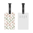 thumbnail image 5 of Kdxio Hand Drawn Snake Luggage Tags Privacy Cover ID Label Suitcase Tags Identifiers For School Bags,Suitcases, 5 of 7