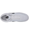 thumbnail image 4 of Nike Men's Court Vision Mid Sneaker, White/Blackwhite, 7.5 Regular US, 4 of 6