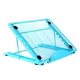 thumbnail image 2 of Soporte plegable para computadora portátil Soporte portátil ajustable para computadora portátil Soporte de acero laminado en frío, Azul seitruly EL4098-04B, 2 of 2