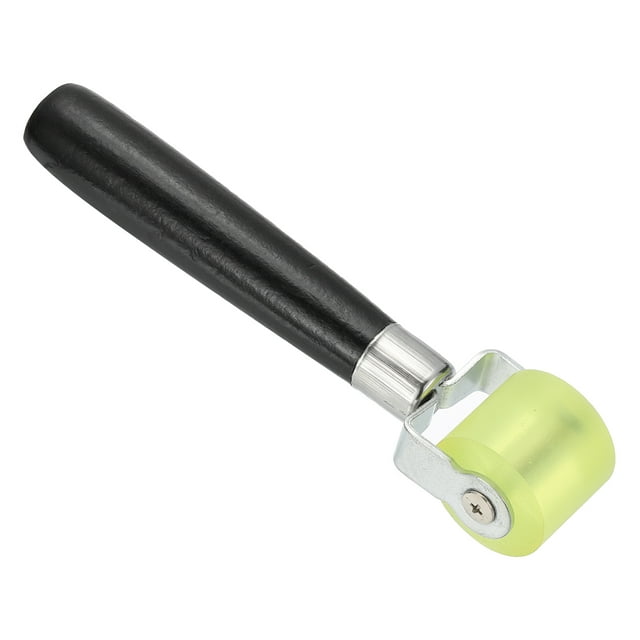 Uxcell Rouleau Assouplissant 1.2 Pouces, Outil d'Isolation Phonique pour Papier Peint Tapis Chauffant, Noir