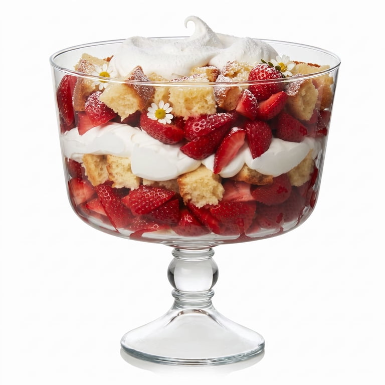 Libbey Selene Footed Glass Trifle Bowl, 9-Inch photo 1