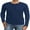 06-Navy Blue, variant on Mens Henley Long Sleeve T-Shirt Cotton Casual Shirt US Large Navy Blue