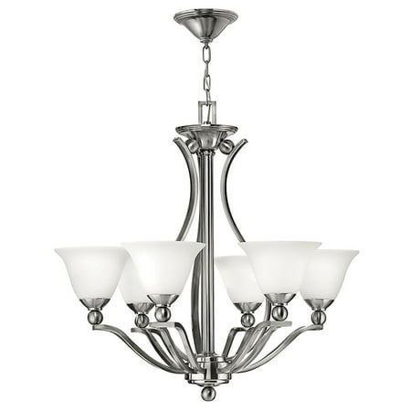 

Hinkley Lighting H4656 Bolla 6 Light 1 Tier Chandelier From The Bolla Collection - Nickel
