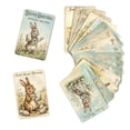 thumbnail image 2 of HIELLFQ 18 Pcs Easter Cards, Vintage Bunny Easter Postcards Antique Retro Greeting Cards Set for Friends Family Party Supplies, 2 of 8
