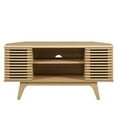 thumbnail image 4 of Modway Render 46" Corner TV Stand in Oak, 4 of 7