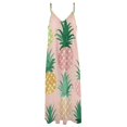 thumbnail image 4 of Lunarable Pineapple Sleeveless Dress Woman Fashion Long Dresses Women's Summer Suit Dress Summer 2025 Women, 4 of 7