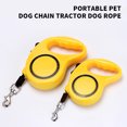 thumbnail image 3 of maskred Automatic Retractable Dog Harness Traction Rope Walking Pet Dog Leash Telescopic Tractor Rope - Yellow Green 1Set, 3 of 6
