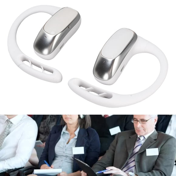 Translator Earbuds, Translator Earbuds 4 Translation Modes High Capacity Battery 14 Voice Options for Business Black,White