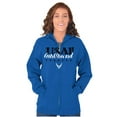 thumbnail image 4 of US Air Force USAF Girlfriend Pride Zip Hoodie Sweatshirt Women Brisco Brands S, 4 of 6