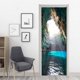 thumbnail image 2 of 2 Piezas de Puerta Adhesiva 3D Impermeable Extraíble de Paisaje Calcomanía Engomada Decorativa para Hogar Oficina UNA perfecl Pegatinas en 3D para puertas, 2 of 8