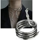thumbnail image 3 of Collar serpiente flexible, collar multiusos retorcido y flexible, pulseras Boa Pat, 3 of 3