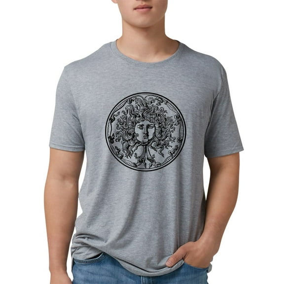 CafePress - Medusa Men's Deluxe T Shirt - Mens Tri-blend T-Shirt