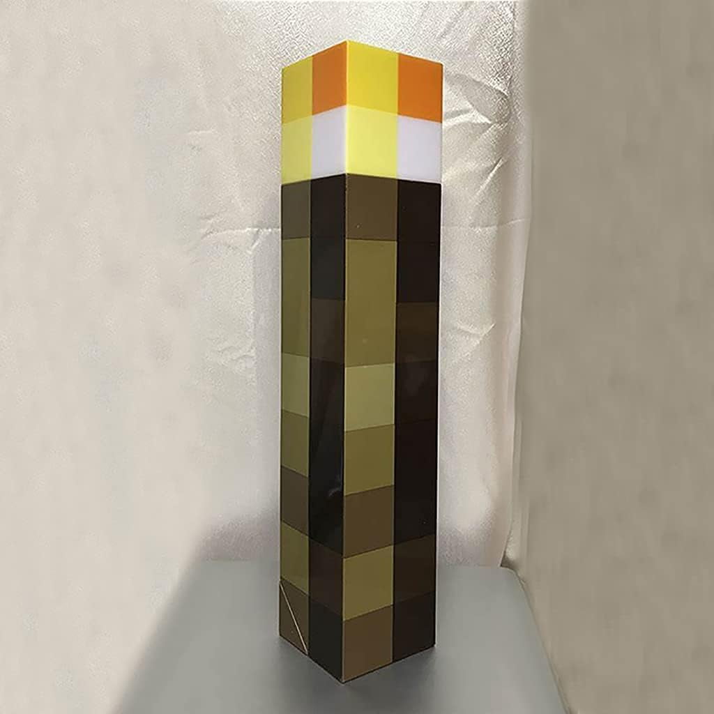 Light-Up Wall Torch, Wall Torch Night Lamp Minecraft Light Craft Light USB Rechargeable Night Wall Mount Flashlight Lamp Wall Mount Lighting Child Toy Gifts,Home Decoration