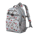 thumbnail image 2 of Blue Baseball Gear Pattern Backpack for School,Cute School Bag,Schoolbag with Adjustable Shoulder Straps & Padded Back,15.25"x11.5"x5.25", 2 of 5