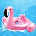 thumbnail image 1 of Bouée Gonflable en PVC pour Bébé, Flamant Rose, Bouée de Natation pour Enfants, 1 of 7