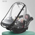 thumbnail image 4 of Universal Car Seat Cover Baby Carriers Raincover EVA- Car Seat Weather Shield- with Quick-Access Zipper Windproof Cover, 4 of 4