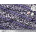 thumbnail image 2 of Soimoi Velvet Fabric Animal Skin & Animals Group Print Sewing Fabric Yard 58 Inch Wide, 2 of 3