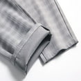thumbnail image 2 of LZLER Slim Fit Plaid Dress Pants for Men Flat-Front Stretch Chino Pant, 2 of 6