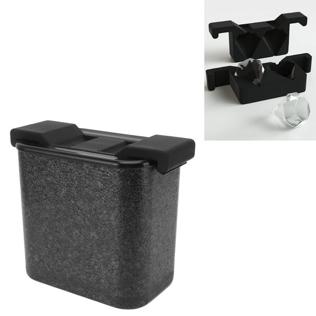 Molde para hacer hielo, máquina para hacer hielo con 2 orificios, máquina para hacer bolas de hielo para whisky, molde para hielo transparente, solución innovadora
