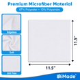 thumbnail image 2 of Shop Towels UNIMADE - Juego de 150 paños de limpieza de microfibra, color blanco, 2 of 7