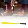 thumbnail image 5 of Unique Bargains 1 Pc Small Hole Hangable Shoe Horn for Shoe 18.5"x1.57" Yellow, 5 of 6