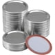 thumbnail image 1 of Tapas de boca ancha para conservas, tapas para tarros Mason, tapas reutilizables a prueba de fugas tipo partido con anillos de sellado de silicona., 1 of 7