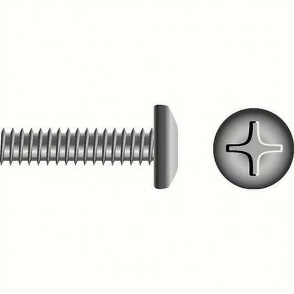 SEACHOICE Phillips Machine Screw - Pan Head Color:, Size: 1/4-20 x 2-1/4", Option: 25/BG