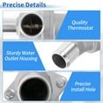 thumbnail image 5 of Unique Bargains Aluminum Alloy Engine Coolant Thermostat Housing Assembly for Jaguar S-TYPE (X200) 2.5 V6 2002-2007 Replace No.AJ813558/F53E8K528CB 1 Pcs, 5 of 7