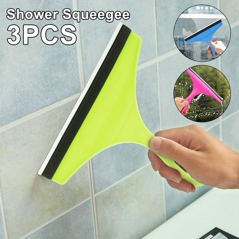 KOOVON Shower Squeegee for Shower Doors, Bathroom, Window and Car Glas