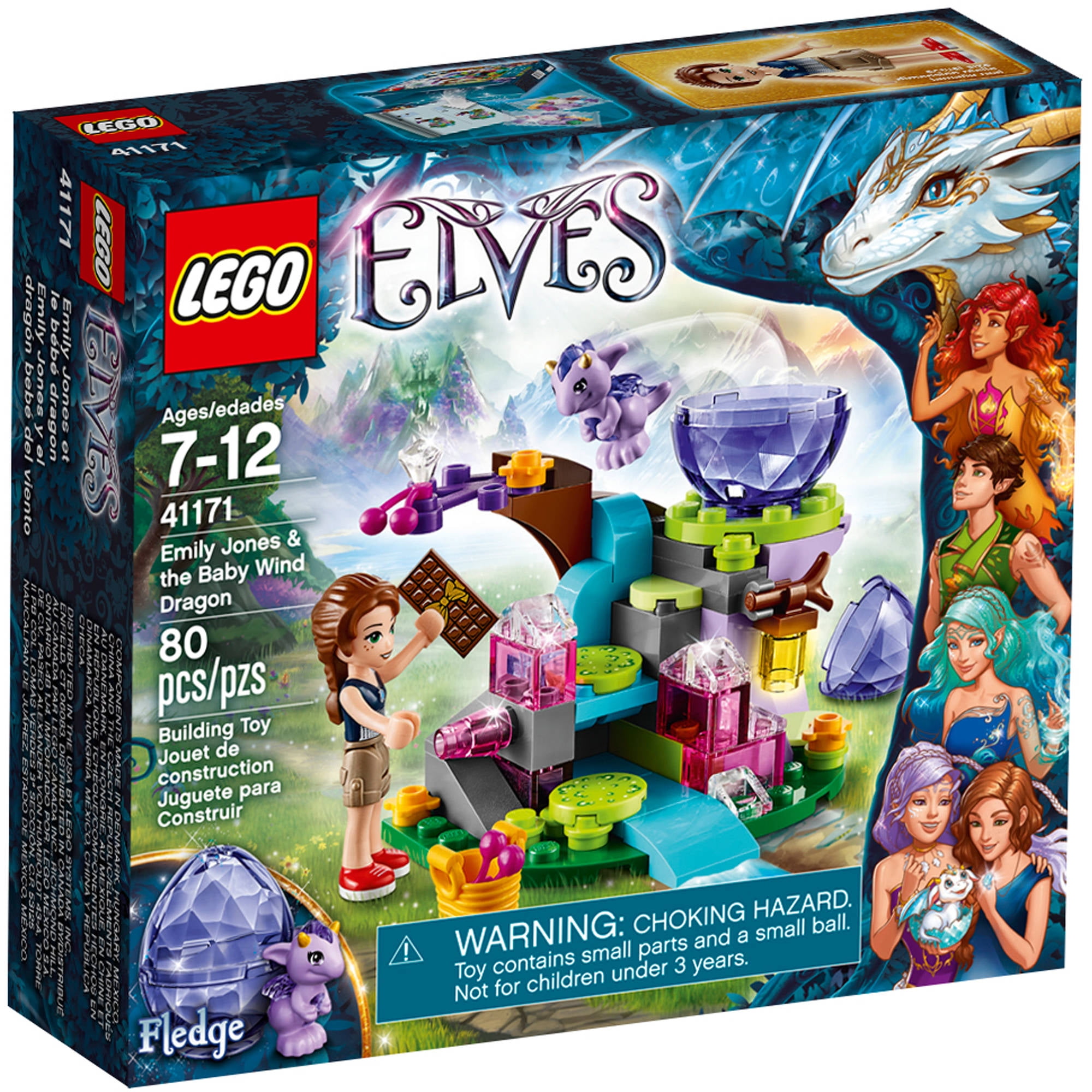LEGO Elves Emily Jones & the Baby Wind Dragon, 41171 - Walmart.com