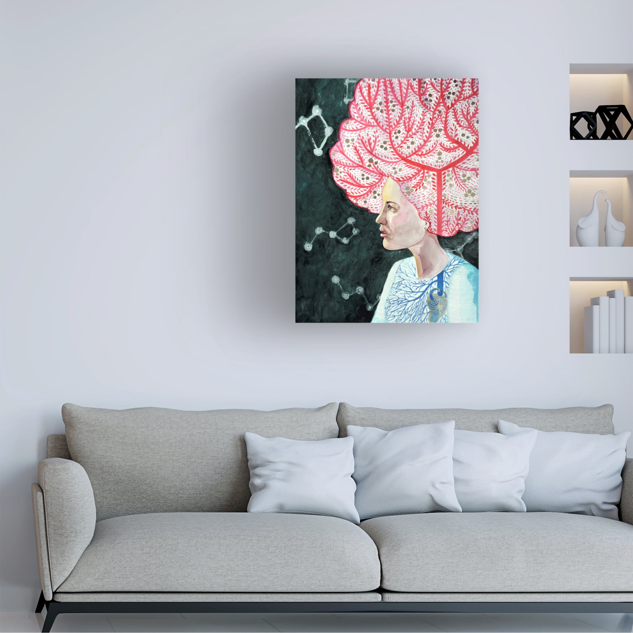 Sylvie Demers 'Le Commencement' Canvas Art
