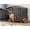 Rustic Brown, variant on POAO 31"Heavy Duty Dog Crate Furniture with 360°Wheels,Dog Kennel Indoor for Small Dogs,Wooden Dog Cage with Feeding Window &Name Tag,Brown