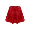 thumbnail image 1 of Hansber Jupe à Sequins pour Filles, Jupe de Danse Moderne Jazz Hip Hop Ballet Rouge 10, 1 of 5