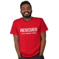 thumbnail image 5 of Rescued Favorite Breed Animal Lover Men's Graphic T Shirt Tees Brisco Brands X, 5 of 6