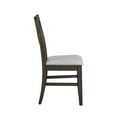 thumbnail image 4 of ACME Marit Wood & Fabric Dining Side Chair in Gray (Set of 2), 4 of 5