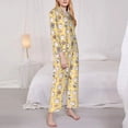 thumbnail image 2 of Bingfone Womens Pajama Sets Rabbit And Candy Print,Long Sleeve Loungewear Pajamas Set-Medium, 2 of 8