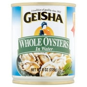 Geisha Whole Oysters in Water
