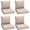 Khaki, variant on Mvpipi Outdoor Chair Cushions Set of 4, 24 x 24 Inch Patio Furniture Cushions with Splash-Proof Covers, Outdoor Cushions for Patio Furniture Replacement,Navy Blue