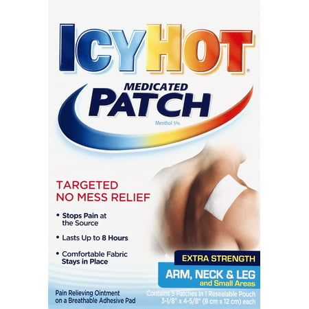 Icy Hot Extra Strength Arm Neck and Leg Medicated Patch