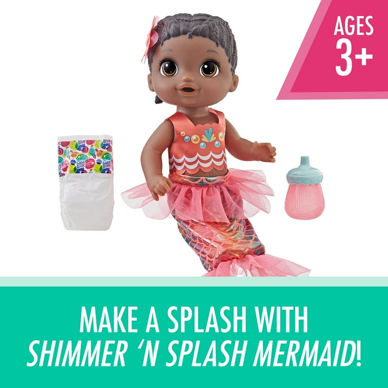 Baby alive shimmer and splash mermaid blonde new arrivals