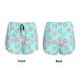 thumbnail image 6 of Goofa Colorful Sweet Donuts Printed Women 2 in 1 Running Shorts,Quick Dry Athletic Workout Shorts,High Waisted Athletic Shorts with Liner Pockets-, 6 of 9