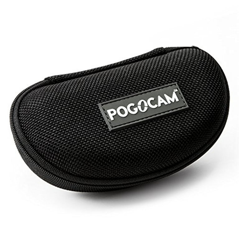 Pogocam Wearable Camera, PogoTec AGS Black Pacific Frames and Polaroid  Micro Fiber Cloth With Case